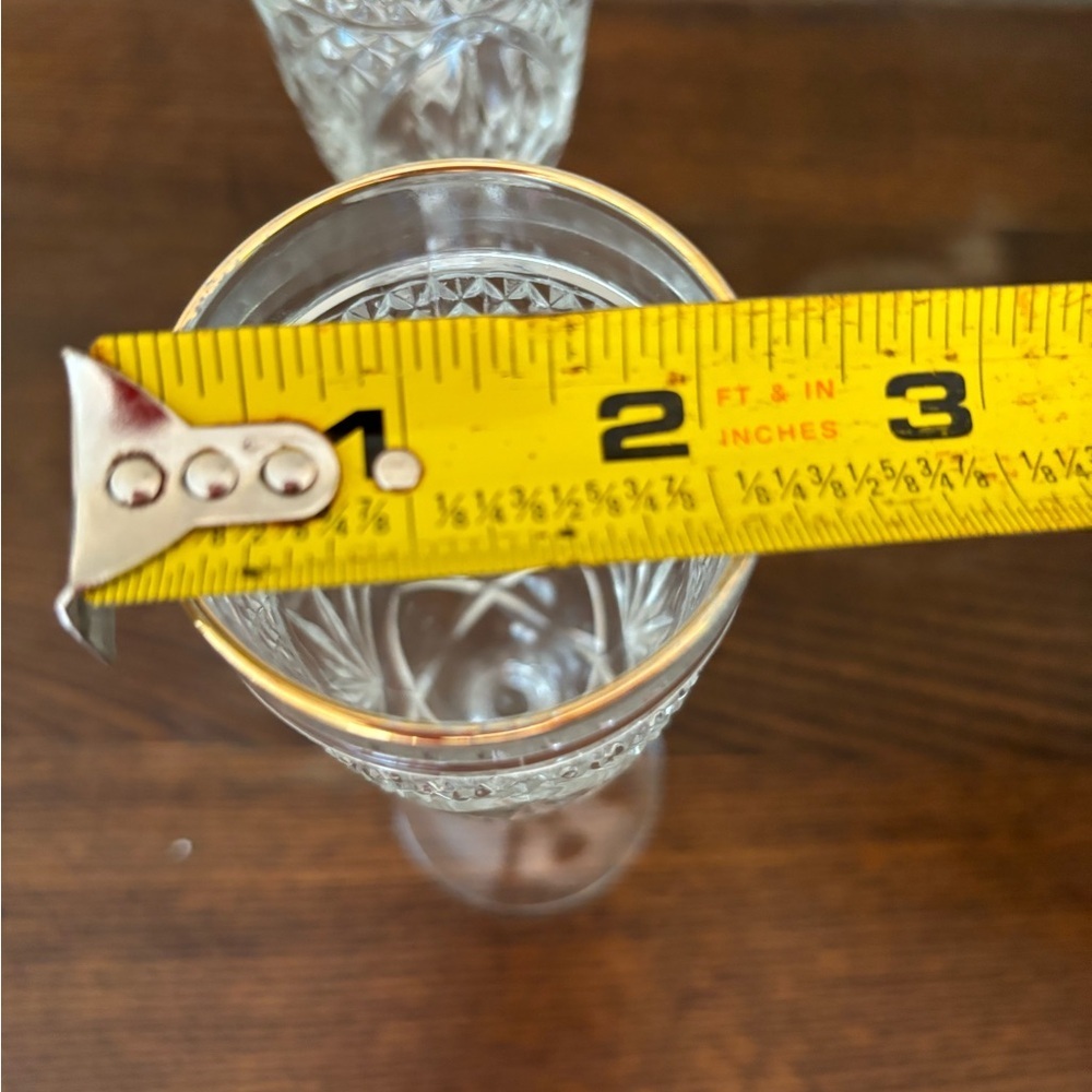 Vintage Cristal d’Arques-Durand Antique Clear flutes - Picture 6 of 6